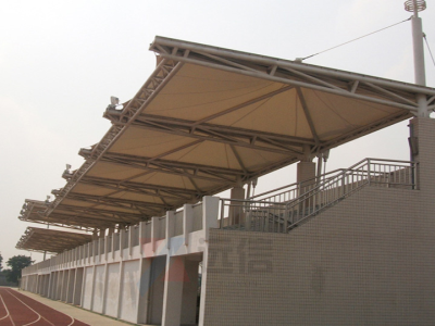 深圳坪山聚龍山公園膜結(jié)構(gòu)看臺(tái)